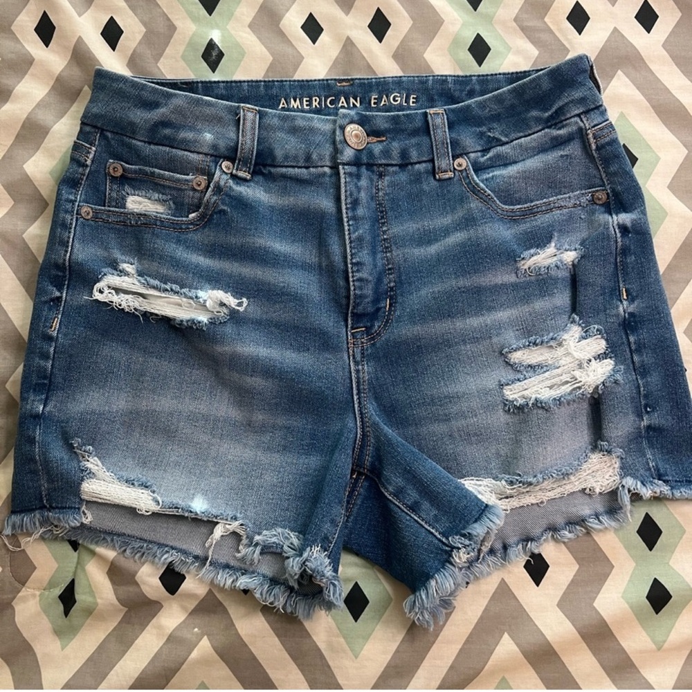 American Eagle Dream Jean Midi Shorts
